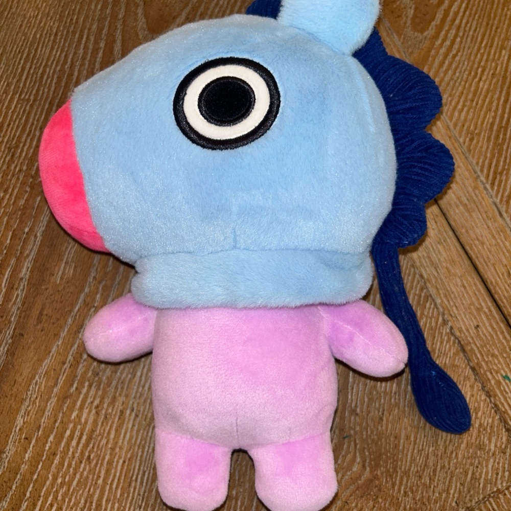 BT21 MANG Standing 10" Stuffed Plush Pony Blue Purple by Line Friends